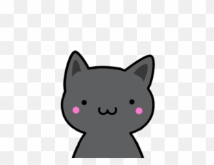 Face Emoji Kawaii Cat Sticker By Amandinhaa - Kawaii Png,Cat Face Emoji
