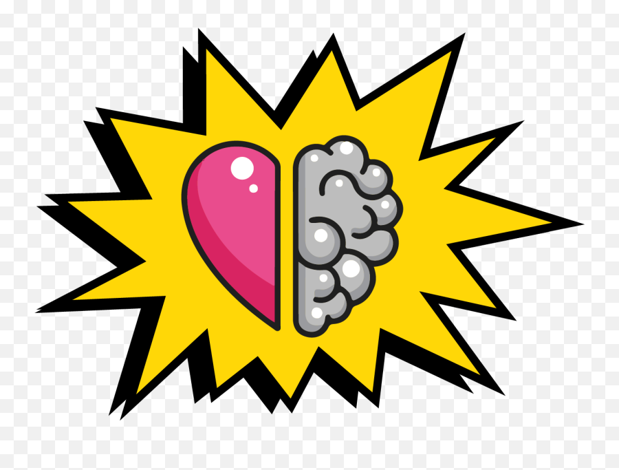Home - Heart Brain Icon Emoji,Pop Art Emotions