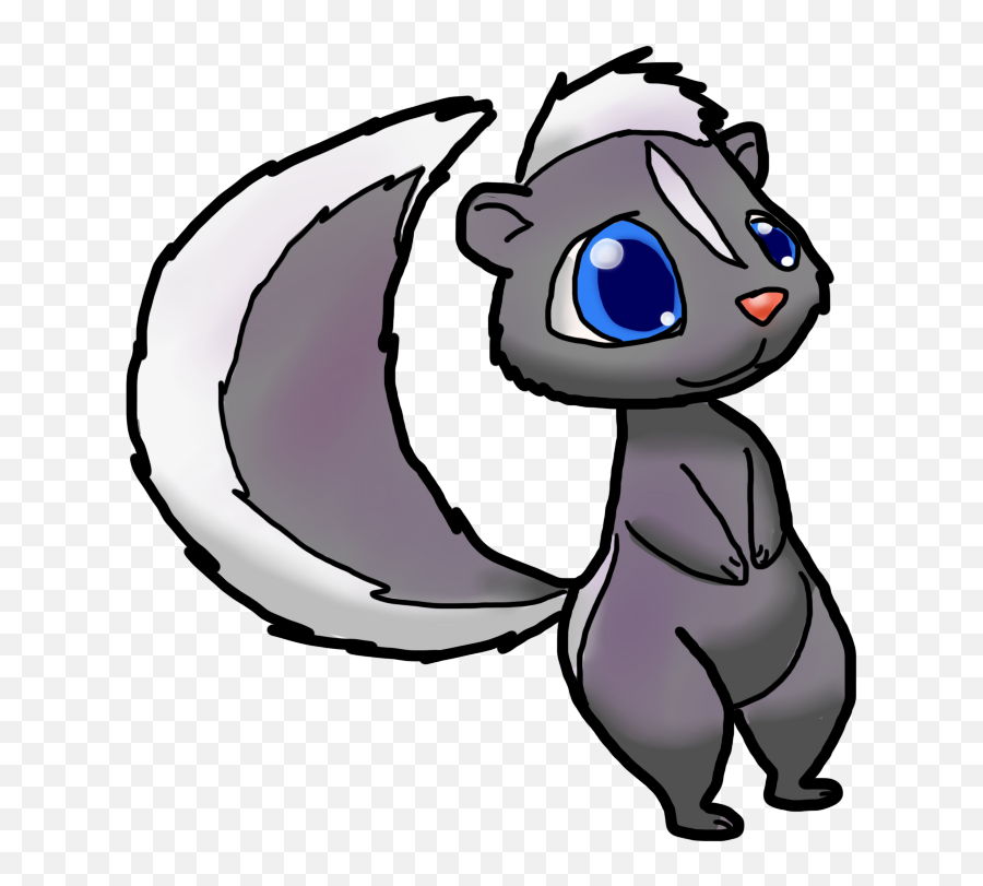 Skunk Clipart Emoji - Emoji Skunk,Skunk Emoji