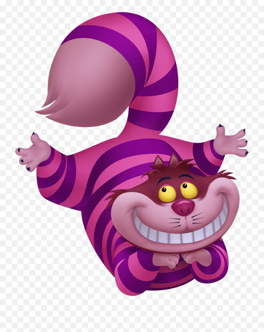 Transparent Cheshire Cat Png Clipart Cheshire Cat Disney - Printable Alice In Wonderland Characters Emoji,Disney Emoji Blitz Ursula