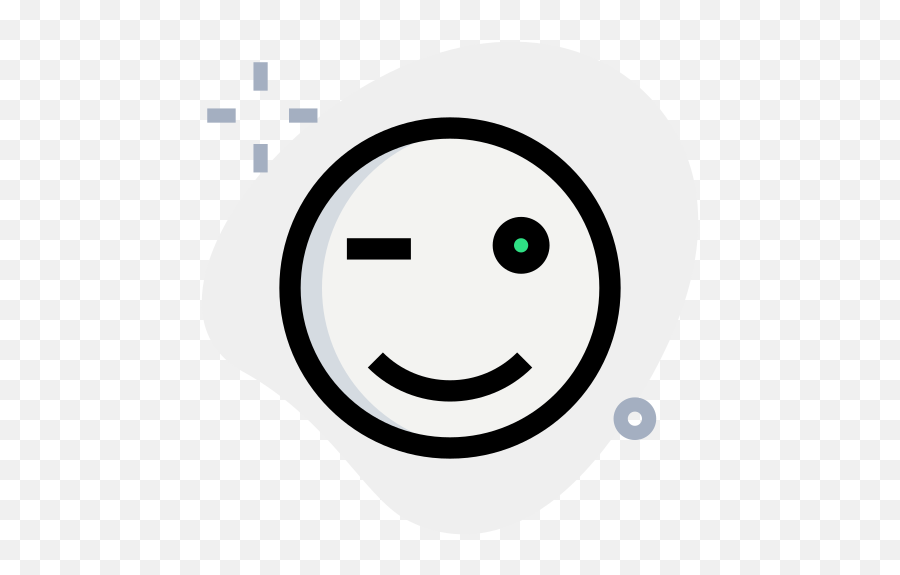 Rosto Piscando - Ícones De Smileys Grátis Emoji,Emoticons Facebook Dardo