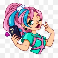 Sticker Cute Girl - Girly Wastickerapps Apk 111 Download Emoji,Girly Girl Emojis