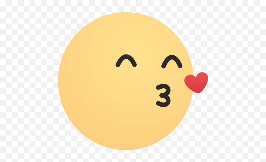 Icono Emoji Beso Emoticon Corazón Gratis De Cute Emoji,Besos Emoticon