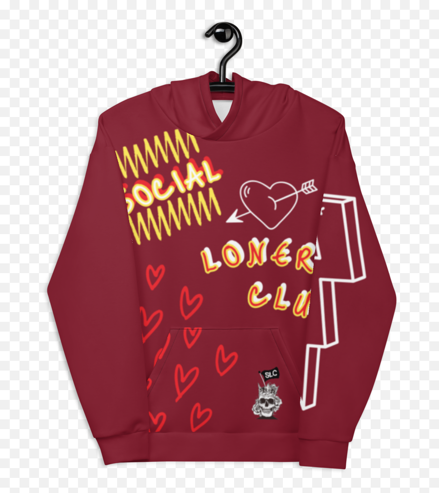 Freestyle V1 Burgundy Unisex Hoodie U2013 Social Loner Club Emoji,How Are Emojis Meade Freestyle V1 Burgundy Unisex Hoodie U2013 Social Loner Club Emoji,How Are Emojis Meade