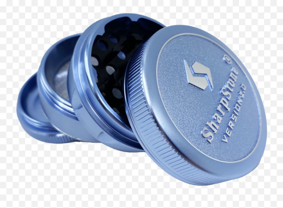 Sharpstone Grinder Blue Small U2013 Blis - Lid Emoji,Razor Blade Emoji