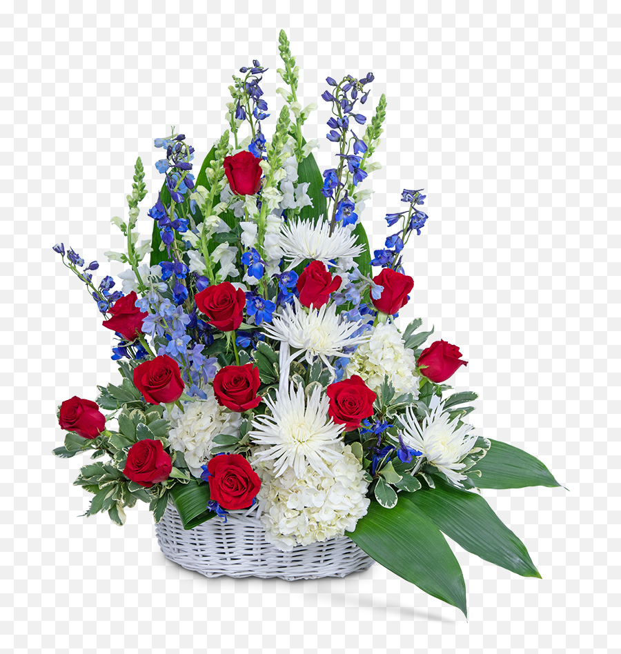 Freedom Tribute Basket Grand Rapids Florist Crescent Floral Emoji,Hydrangea Emotion