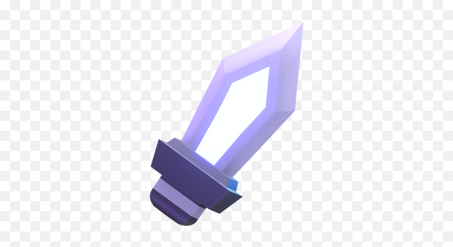 Premium Gaming Sword 3d Illustration Download In Png Obj Or Emoji,Sword ...