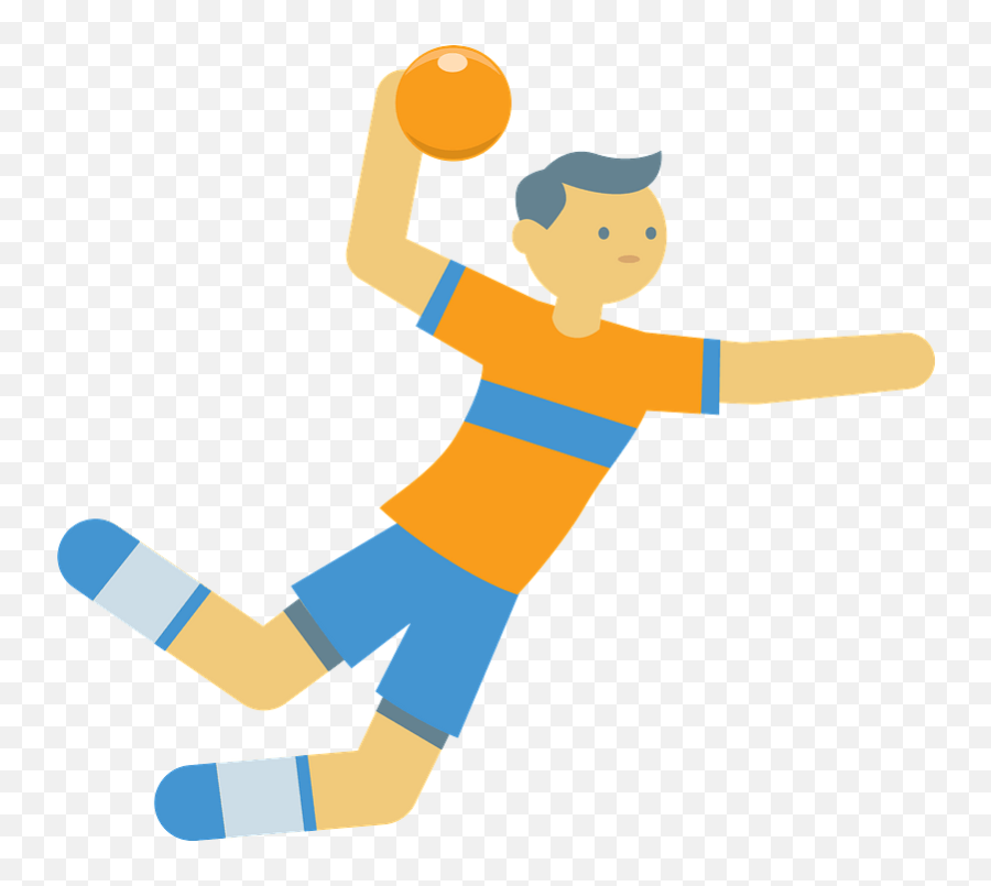 Handball Player Clipart Free Download Transparent Png Emoji,Kicking Lady Emoji