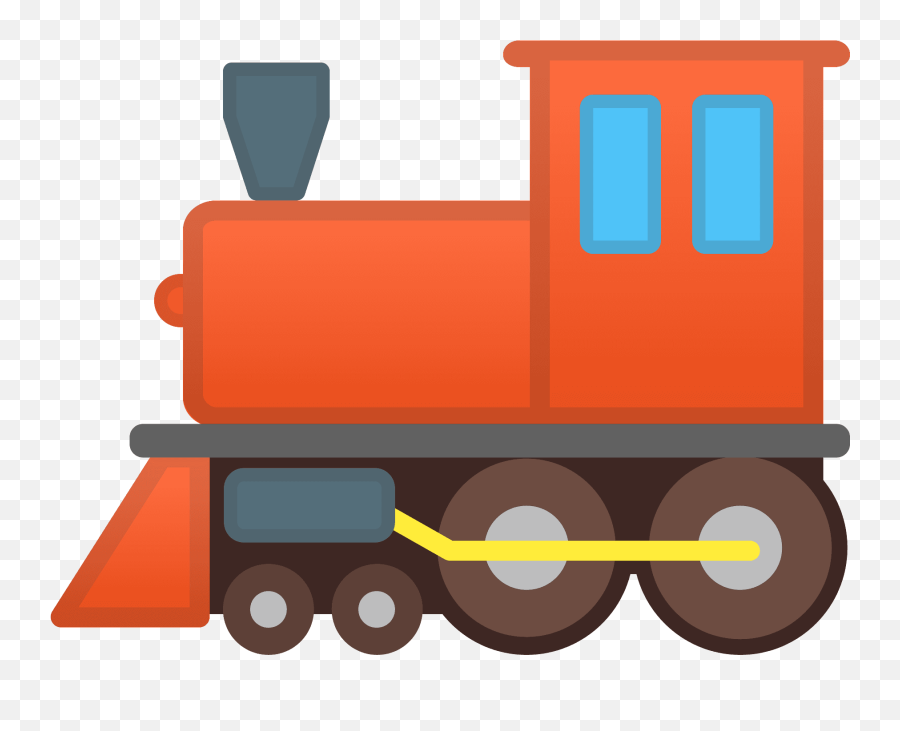 Locomotive Emoji - Locomotive Emoji,Steam Emoji Art