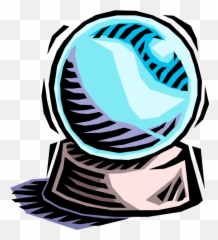 Vector Illustration Of Crystal Ball - Crystal Ball Clipart Emoji,Fortune Teller Emoji