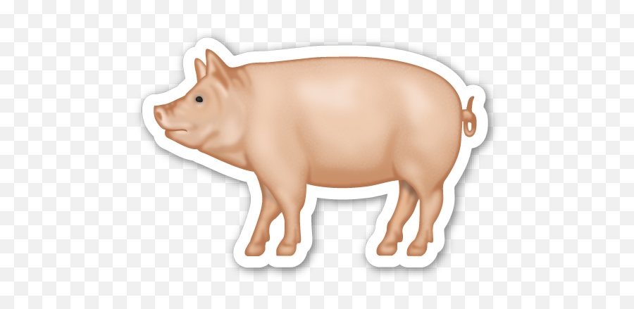 Pig In 2019 - Animal Figure Emoji,Piggy Emoticons