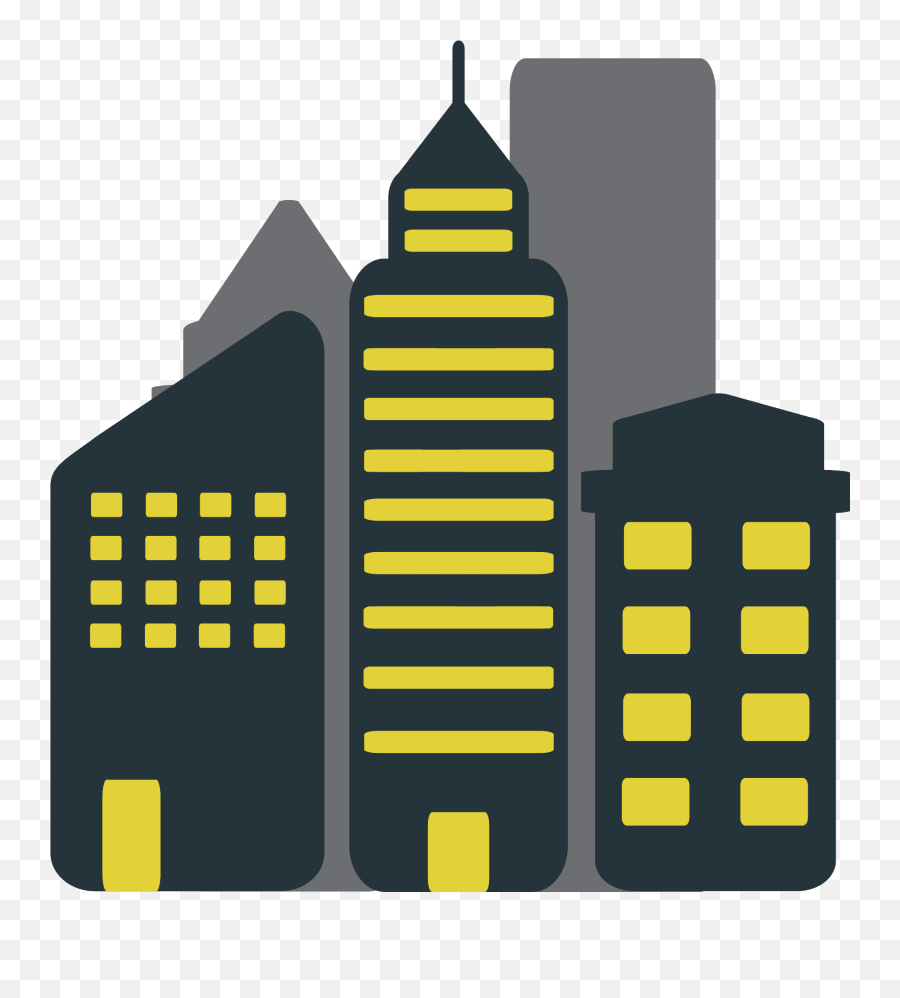 Cityscape Emoji Clipart - Vertical,City Emoji