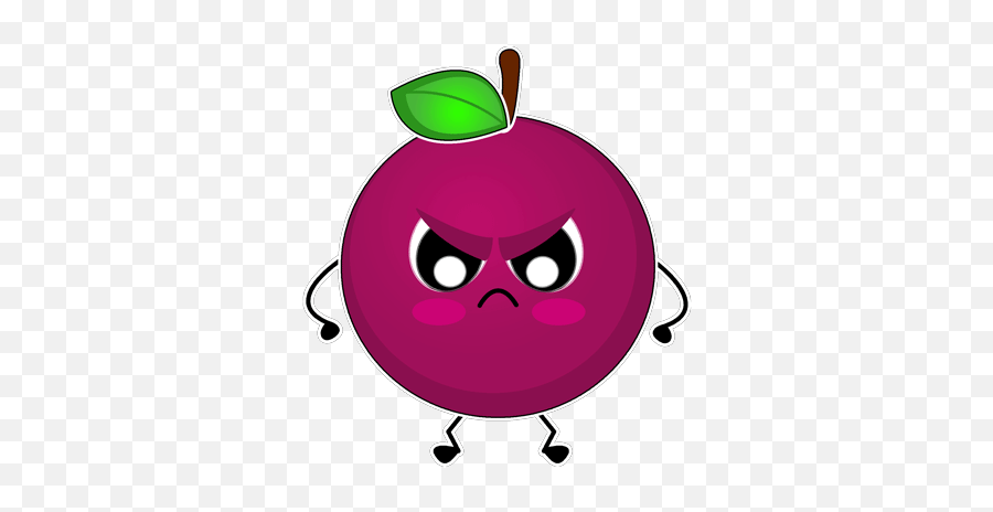 Land Of Fruits By Luis Maldonado - Dot Emoji,Raspberry Emoji Gif