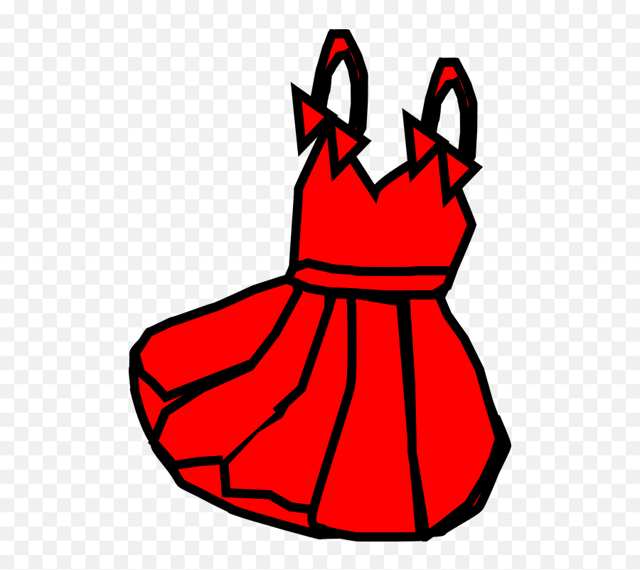 Dress Clipart Cute Dress Dress Cute Dress Transparent Free - Red Dress Clipart Emoji,Where Can You Buy Emoji Clothes