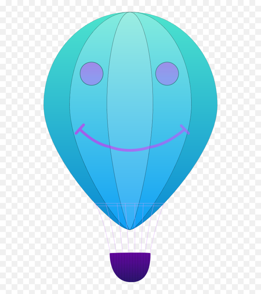 Hot Air Balloon Purple Clip Art - Hot Air Ballooning Emoji,Hot Air Balloon Emoji