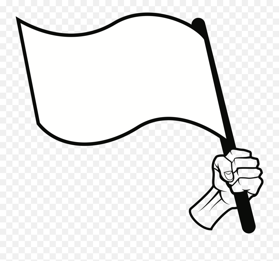 Thumb Image - White Flag Clipart Png Transparent Cartoon White Flag Cartoon Png Emoji,White Flag Emoticon