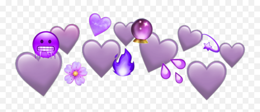Purple Emoji Crown Ftestickers Sticker By Yee - Girly,Emoji Crown Png