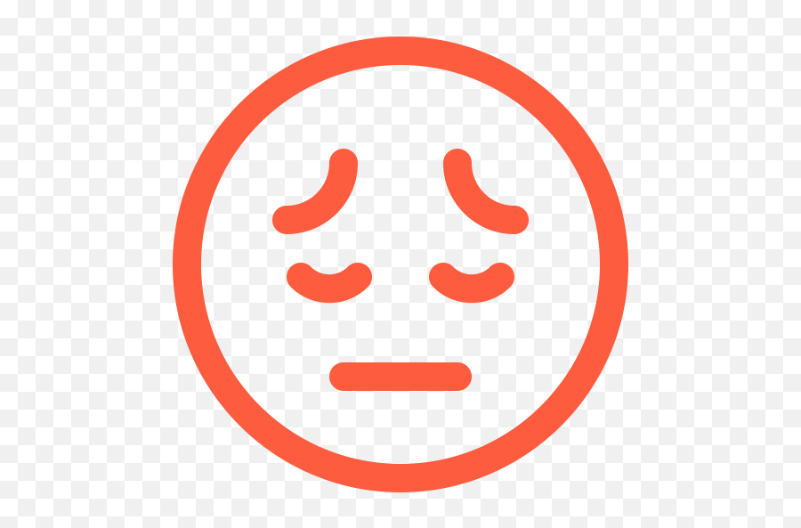Depressed Emoji Emotion Face Melancholy Sad Social Icon - Happy,Holy Emoji