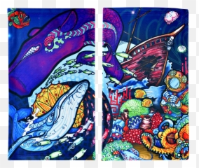 Pulsar Gaiter - Pulsar Apx Vape Psychadelic Emoji,Emoji Blacklight Posters