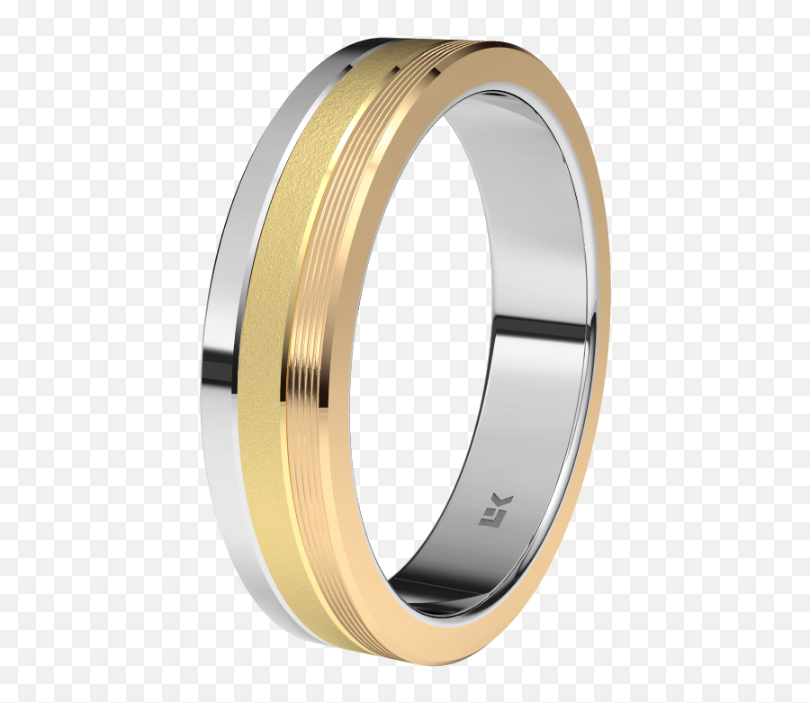 Alianza Tricolor De Oro De 18k 45mm - Ele Ka España Anillo Oro Blanco Y Oro Amarillo Emoji,Bdo Emojis