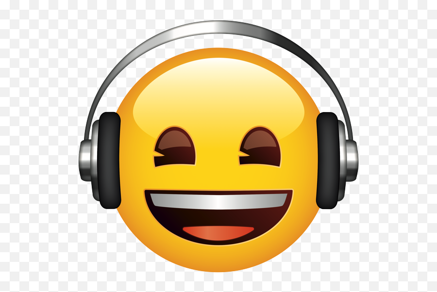 Emoji U2013 The Official Brand Smiling Face With Headphones - Emoji,Emoji W...