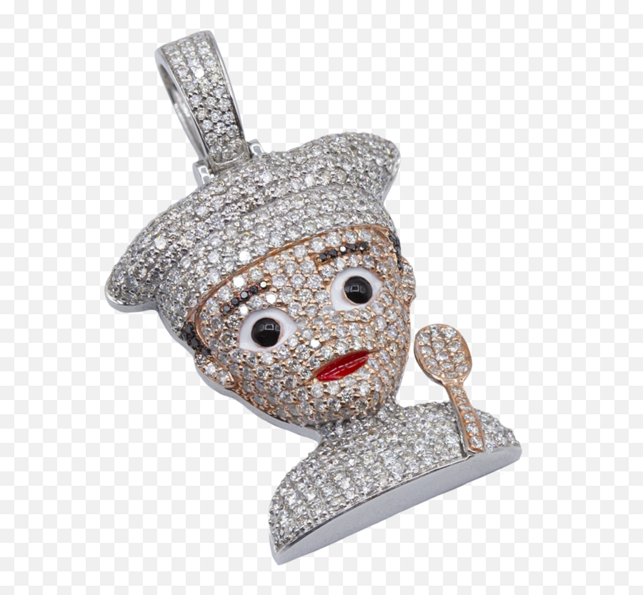 Emoji Chef Con Diamantes - Solid,Anillo Emoji