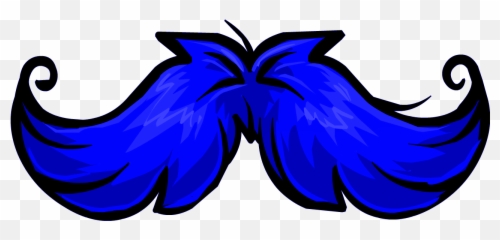 Image Icon Blue Neon - Curly Mustache Png Clipart Full Neon Mustache Transparent Emoji,Emojis Con Braces