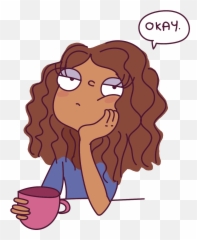 How To Write A Viral Blog Post In 2 - Curly Emoji,Emotion Pictures Bored Girl