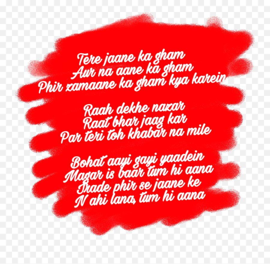 How To Write Lyrics In Hindi - Language Emoji,Love Emotion Lyric Song