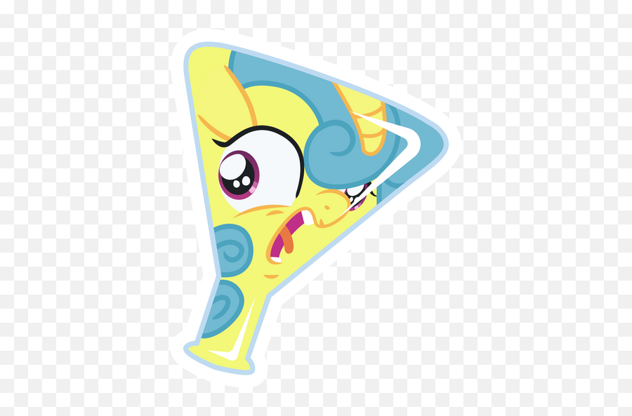 Beaker Pony Meme Sticker - Mlp Head Stuck Emoji,Side Eyeing Chloe Emoticon