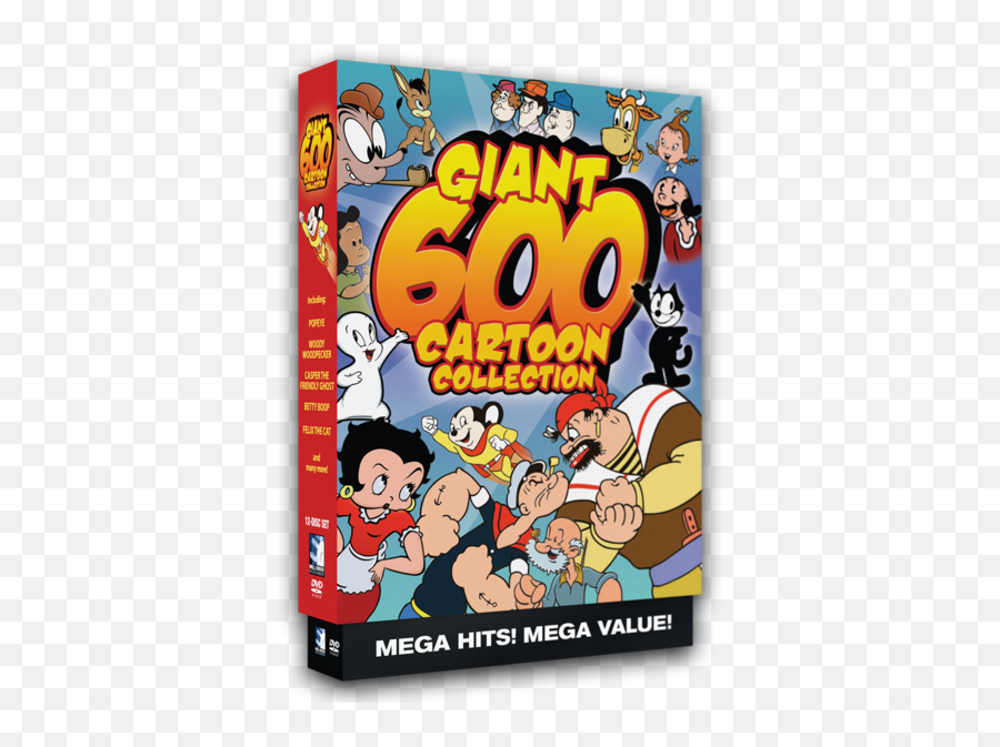 Giant 600 Cartoon Collection - 600 Classic Cartoons Dvd Emoji,Heckle And Jeckle Emoticon