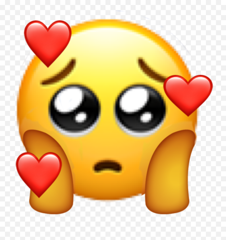 Heart Emoji Cute Sticker - Sad Stickers,Emoticon Romance