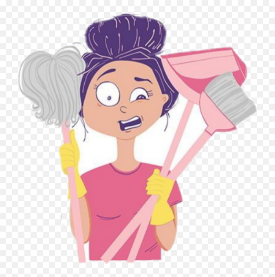 The Most Edited Cleaning Picsart - Broom Emoji,Emojis For Android Of Cleaning Lady