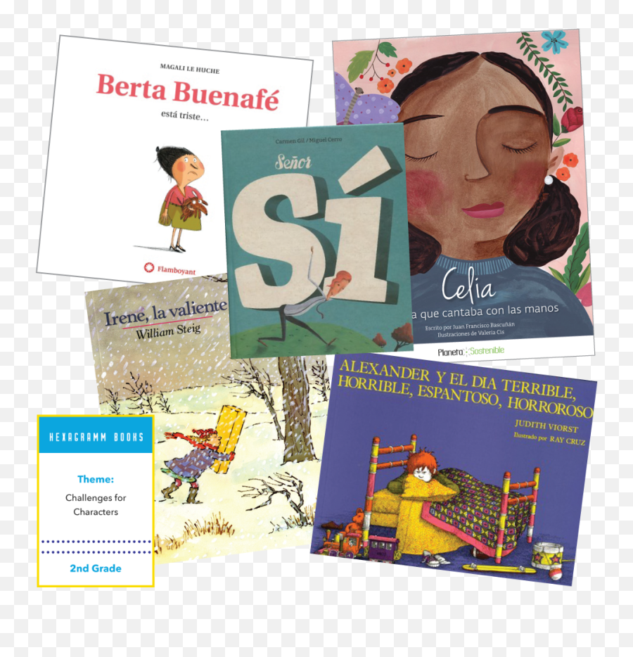 Second Grade Spanish Thematic Read Aloud Sets U2014 Hexagramm Books - Horizontal Emoji,Emotion Triste Png
