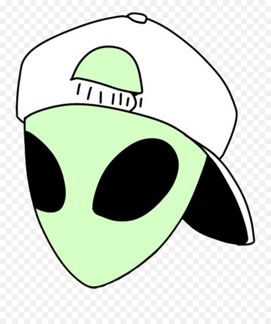 Aesthetic Alien Transparent Background Transparent Cartoon - Aesthetic Alien Emoji,Alien Emoji Background