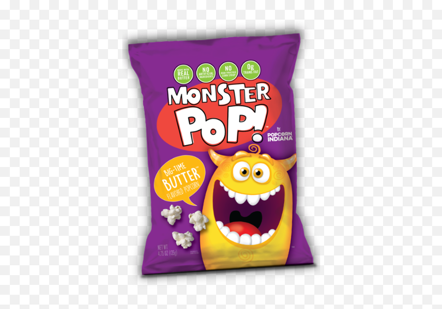 Home - Monster Pop Emoji,Eating Popcorn Emoticon