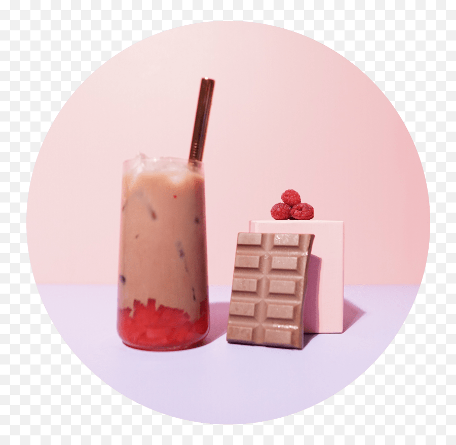 Raspberry Choc Intense Bubble Tea Kit - Fresh Emoji,Chocolate Smoothie Emoji