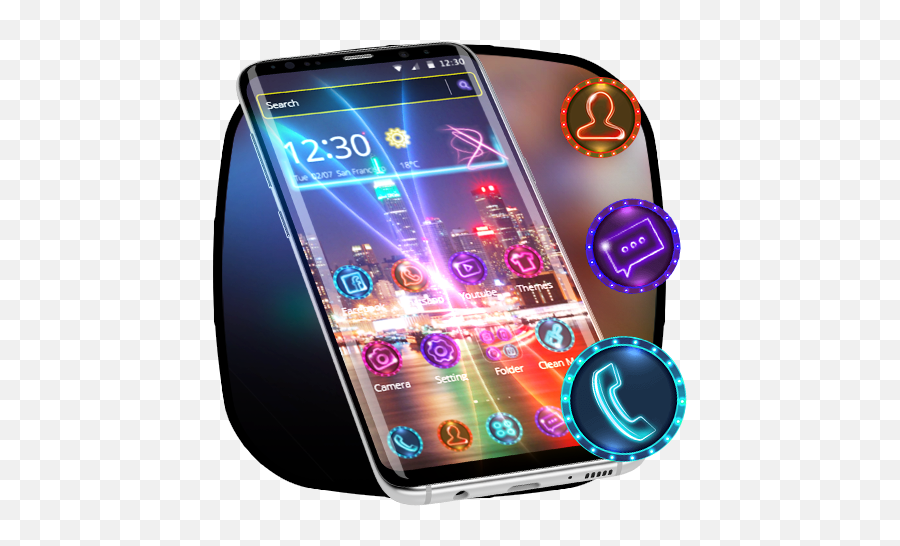 Dream Neon City Theme - Apps On Google Play Emoji,Latest Emoticons Sony Xperia Z3