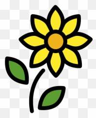 Sunflower Emoji Clipart - Sunflower Emoji,Sun Flower Emoji