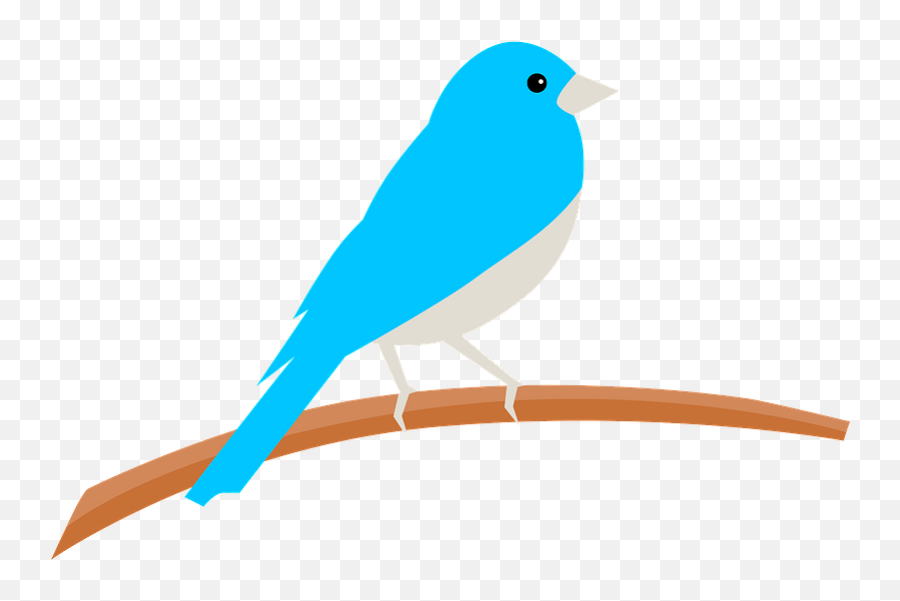 Bluebird Clipart - Old World Flycatchers Emoji,Blue Bird Emoji