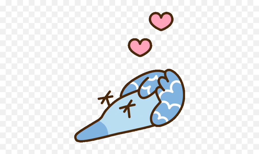 Best Blue Bird Love Sticker By Pusheen For Ios U0026 Android Emoji,What Do The Different Pusheen Emoticons Mean