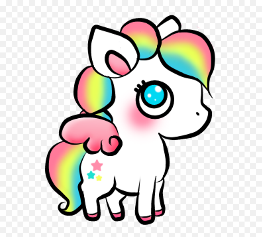 Starbucks Kawaii Kawaii Unicorn Cute - Kawaii Unicorn Cute Png Emoji,How To Draw A Unicorn Emoji