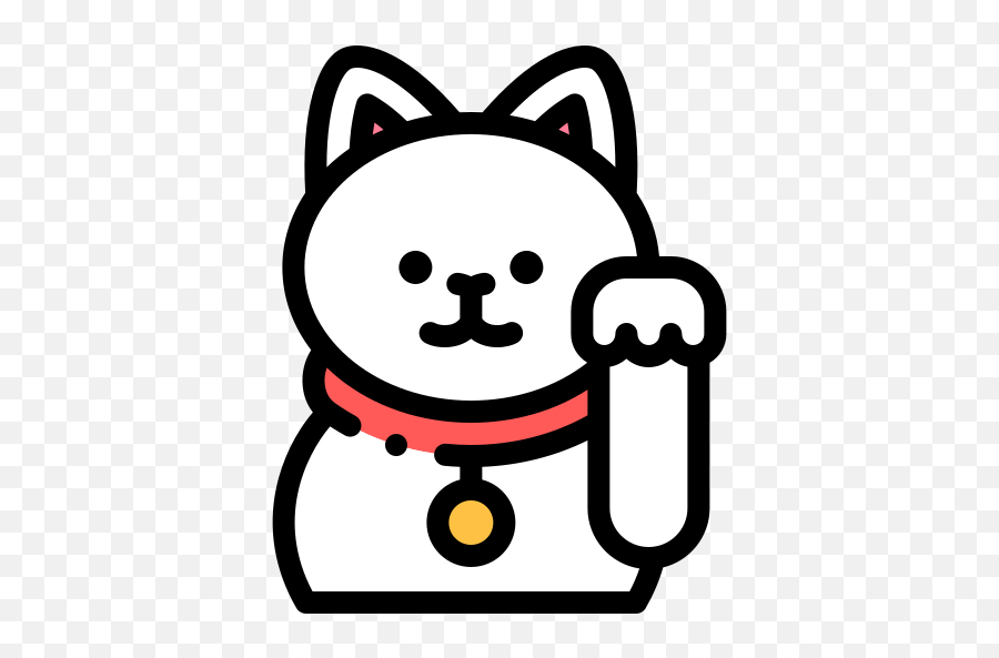 Maneki Neko - Free Cultures Icons Emoji,Japanese Cat Emoji