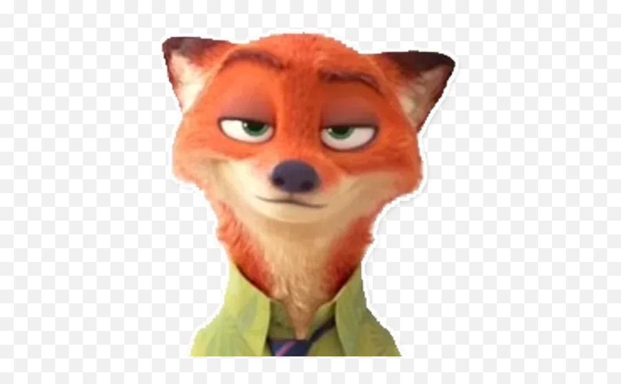 Nick Wilde Sticker Pack - Stickers Cloud Emoji,Foxface Emoji