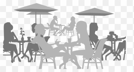 Home - Main Street Santa Monica Outdoor Eating Sillotte Png Emoji,Black Santa Emoji