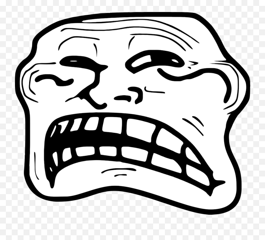 Sad Trollface - Troll Face Emoji,Emotion Drawing Meme