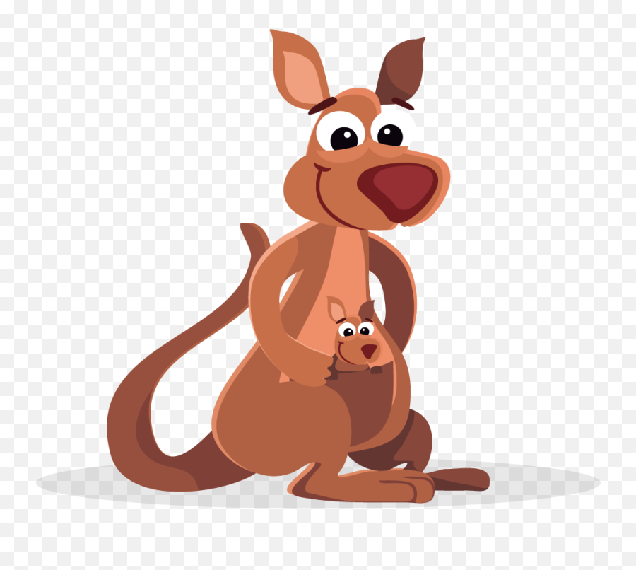 Kangaroo Free To Use Clipart 2 2 - Cute Transparent Clipart Transparent Background Kangaroo Png Emoji,Kangaroo Emoji