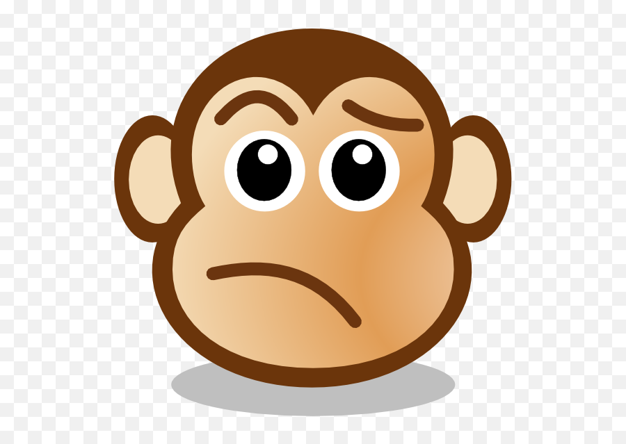 Cartoon Monkey Cute Monkey Monkey Crafts - Monkey Face Clipart Emoji,Sock Monkey Emoji