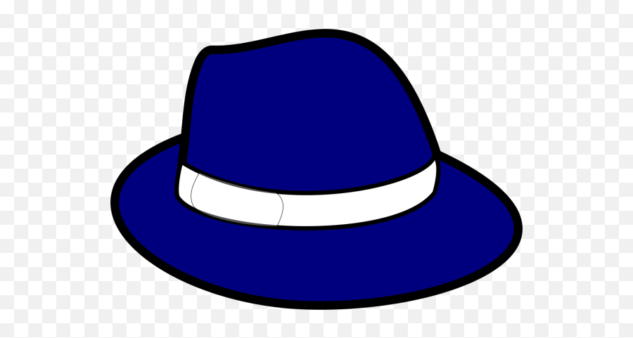 Blue Hat Png Svg Clip Art For Web - Fedora Hat Clip Art Emoji,Blue Hat Emoji