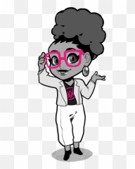 Nerd Girl Clip Art - Girl Nerd Clipart Black And White Emoji,Nerd Girl Emoji